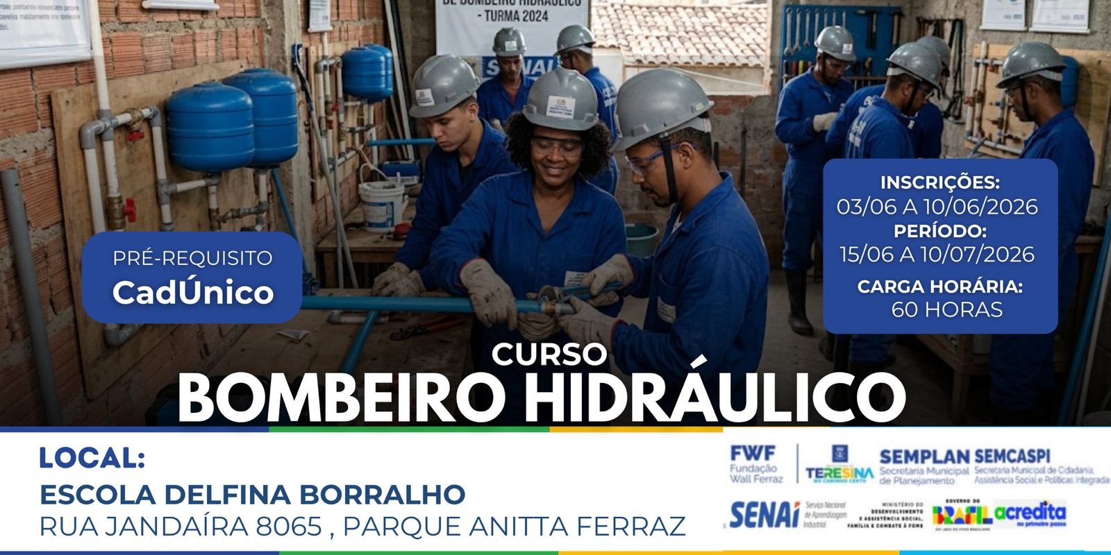 BOMBEIRO HIDRÁULICO - MDS/LESTE